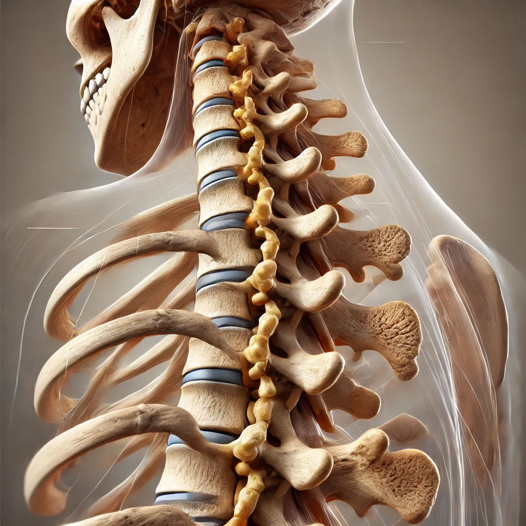 Medical Illustration of Spinal Degeneration