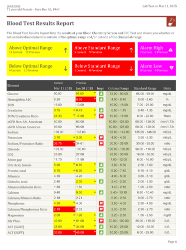 Example Health Report